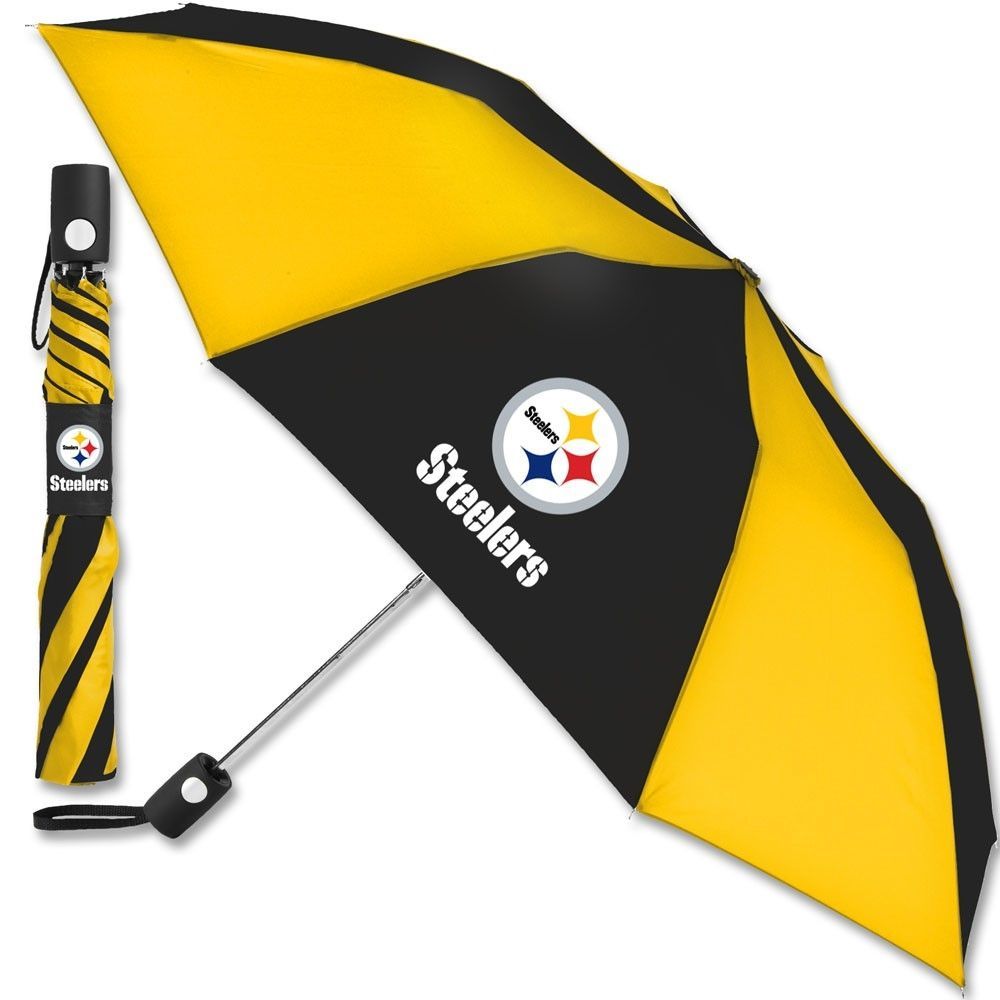 Pittsburgh Steelers Auto Folding NFL Umbrella