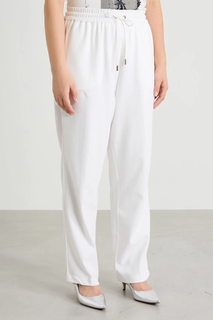 Jersey trousers - WHITE