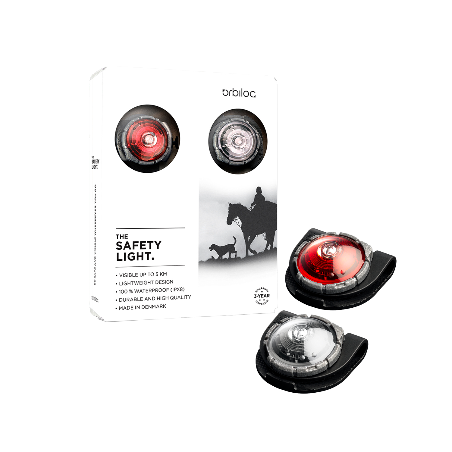 Orbiloc Twin Pack Horse - 2 lights