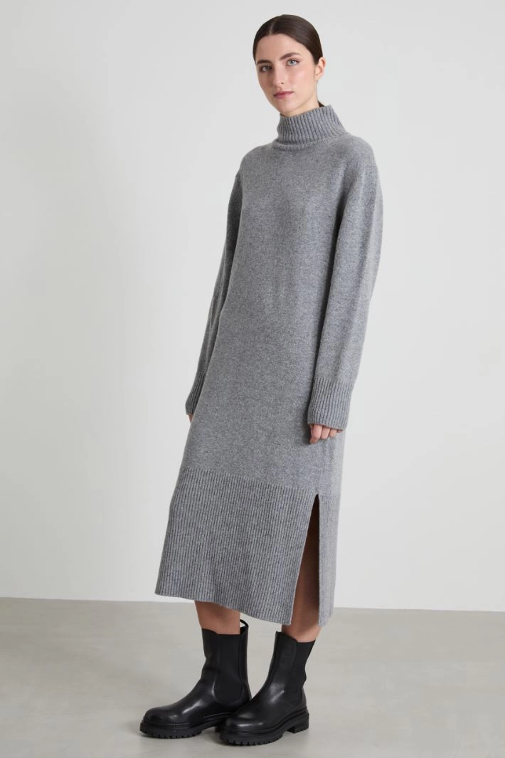 Knit dress - GREY
