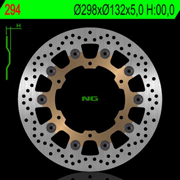 Round NG floating brake discRef: Ngd00118A / 1024026