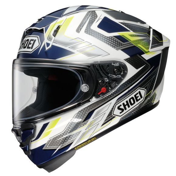 Casque intégral Shoei X-SPR PRO ESCALATE - Noir / BleuRef : SI0513-C7833