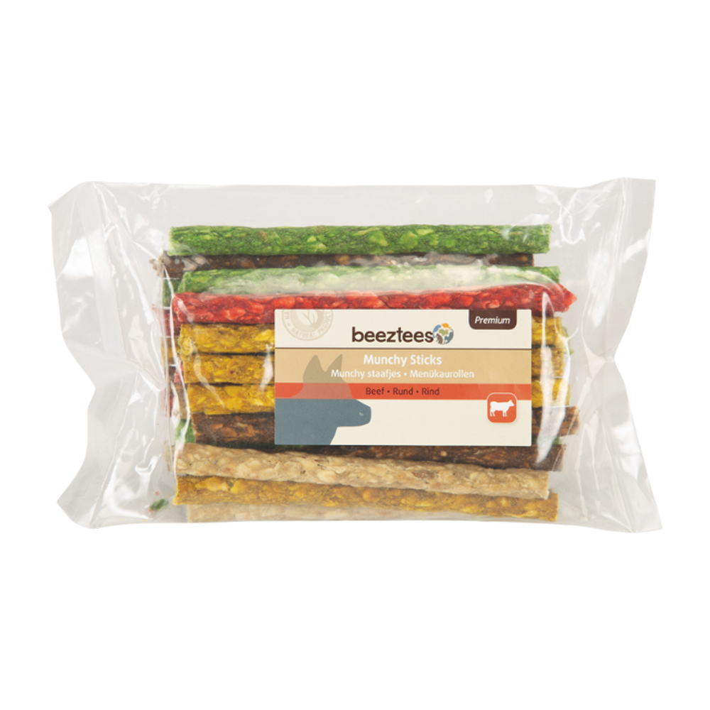 Beeztees Munchy Chew Sticks - 25 x 10 cm - 220g - Assorted