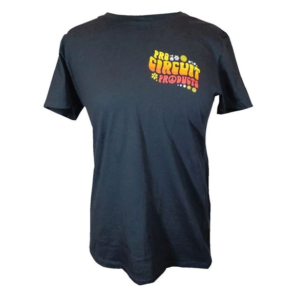 T -shirt short sleeves Pro Circuit groovy - woman - blackRef: PC0082
