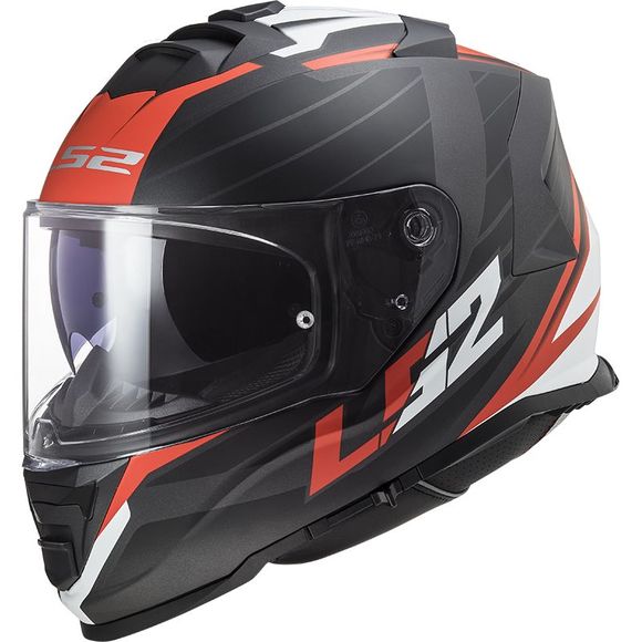 Casque intégral LS2 FF800 - STORM II - NERVE - Noir / RougeRef : LS0818