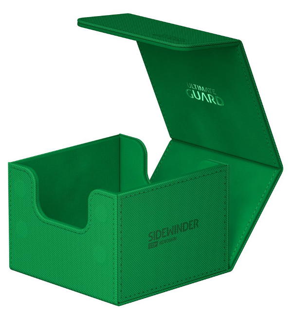 Ultimate Guard Sidewinder 133+ Xenoskin Monocolor Deck Box - Green