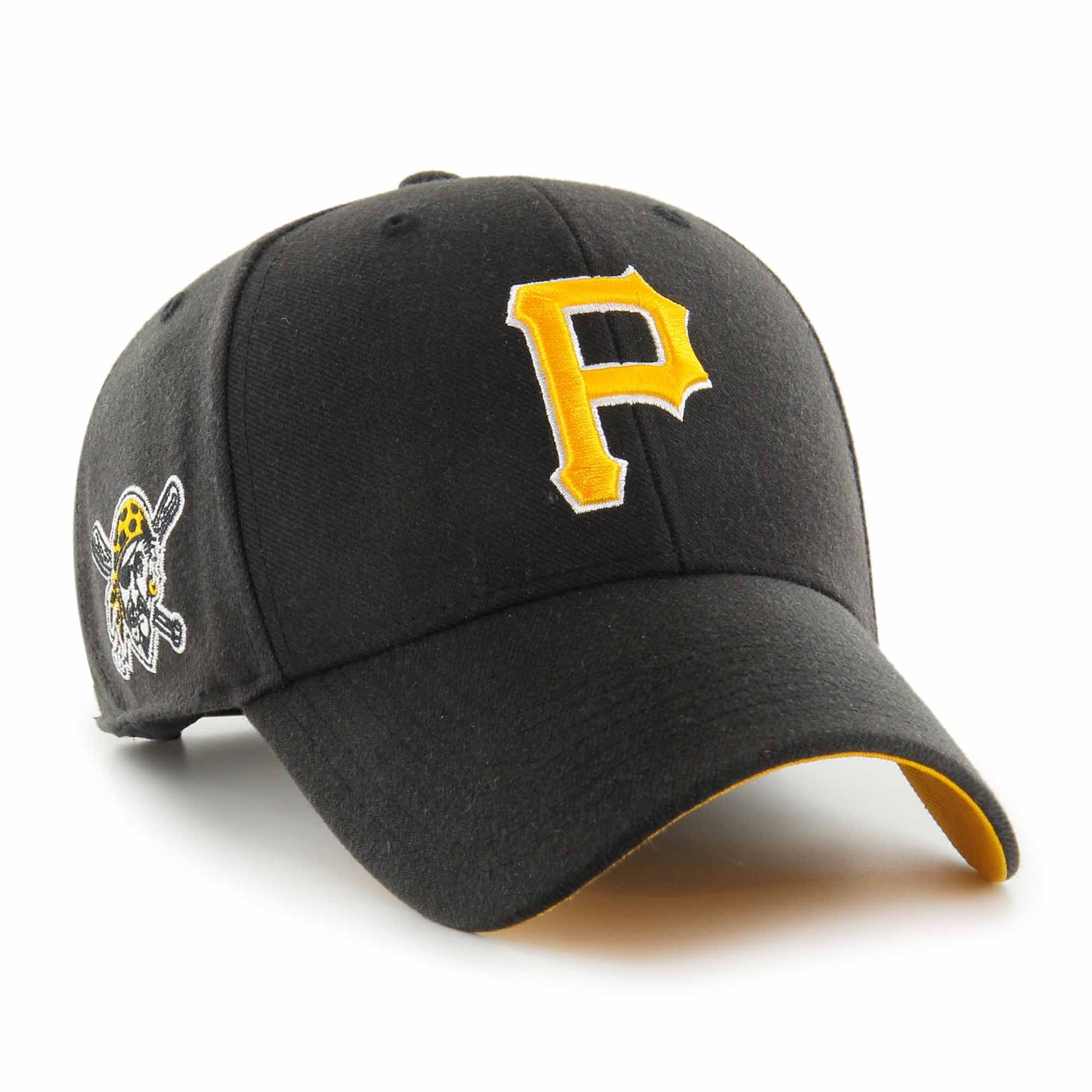 Pittsburgh Pirates Sure Shot '47 MVP Snapback MLB Cap Black