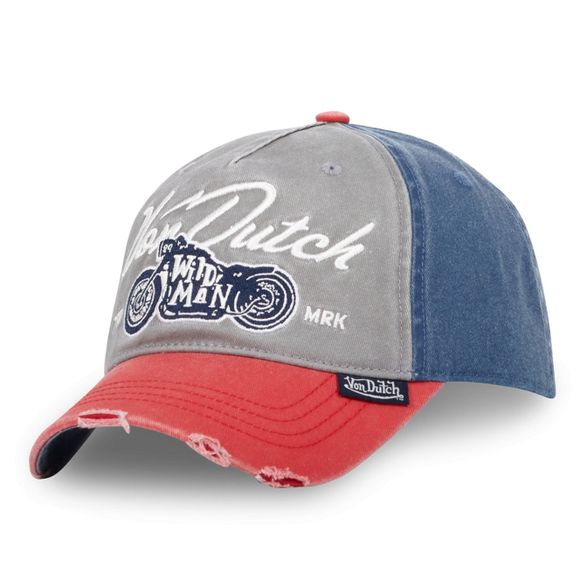 Motorcycle Von Dutch Cap - Blue / GrayRef: Vdh0196/Vd/1/Cb/Whot
