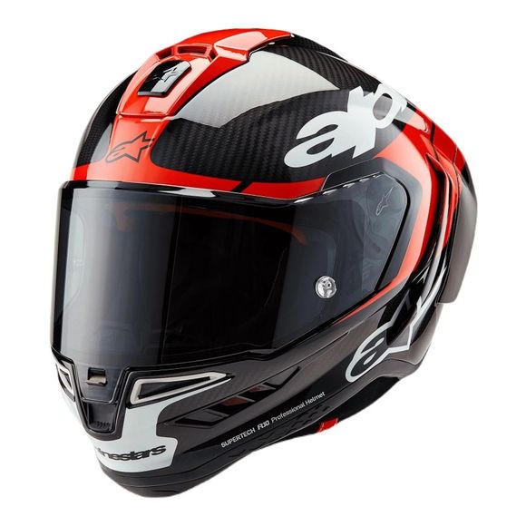 Casque intégral Alpinestars Supertech R10 Element - Carbone / RougeRef : AP3606
