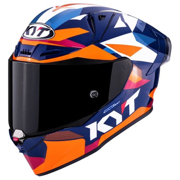 KYT R1R DIAMOND Full Face Helmet - Blue / OrangeRef: KYT0194