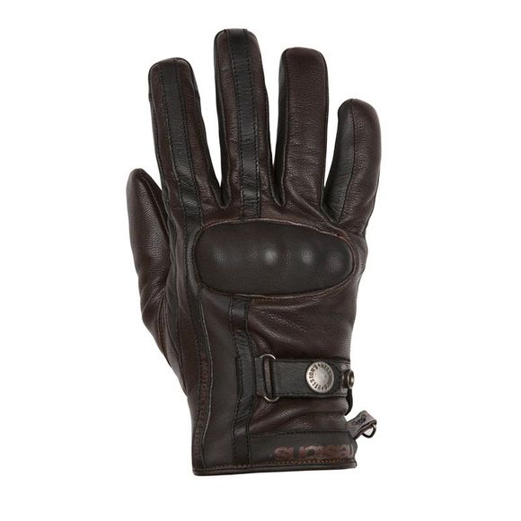 Helstons Tinta Winter Leather Gloves - BrownRef: HS0802