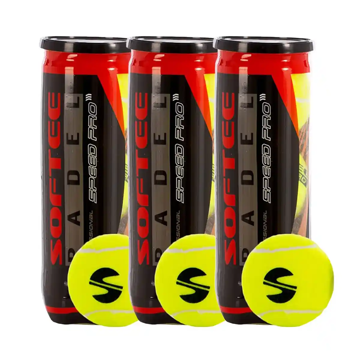 TRIPACK OF 3 BALL CANS SOFTEE SPEED PRO
