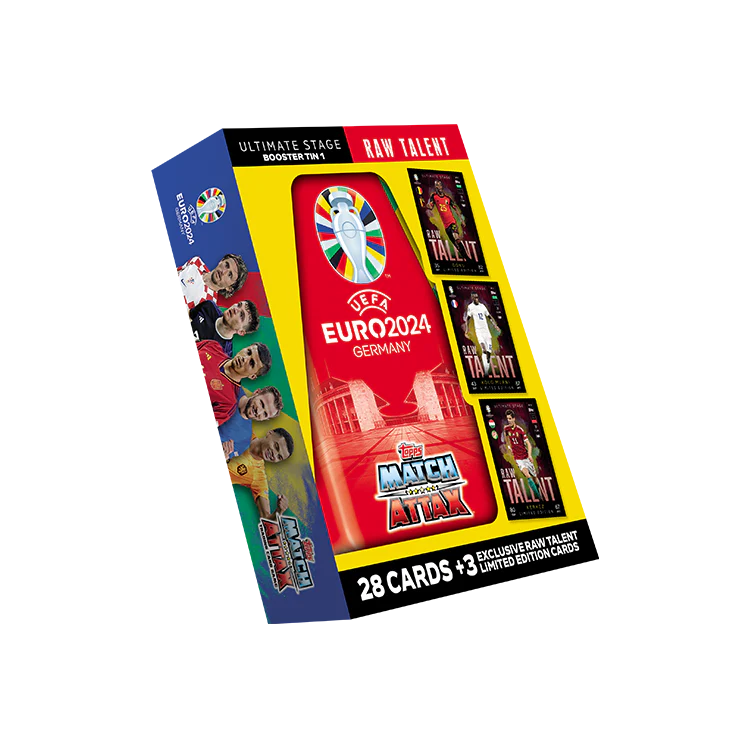 Official EURO 2024 Match Attax - Booster Tin - Raw Talent