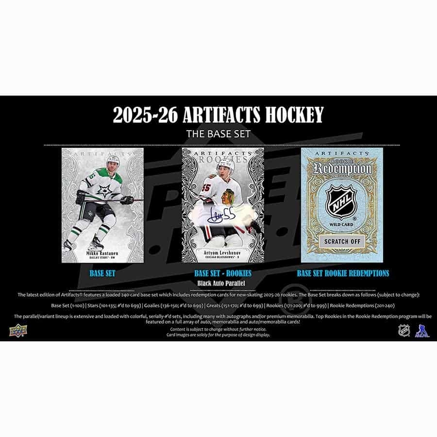 2025/26 Upper Deck Artifacts Hockey NHL Hobby Box