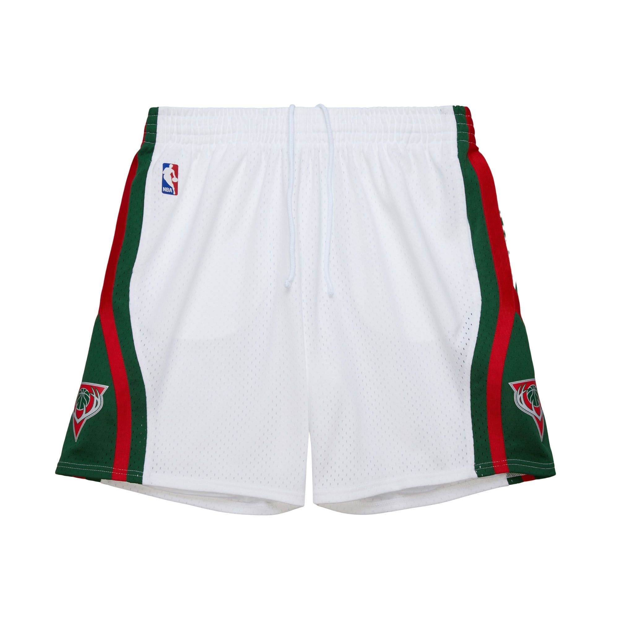 Milwaukee Bucks 2013-14 Mitchell & Ness Swingman NBA Shorts White