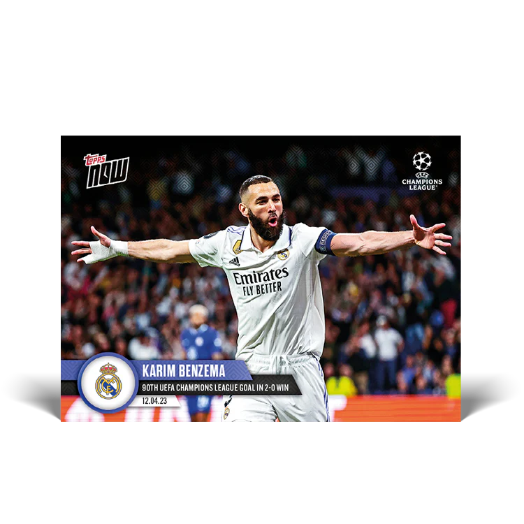 Topps UK - 90th UEFA Champions League goal in 2-0 win - UCL TOPPS NOW® Card #96