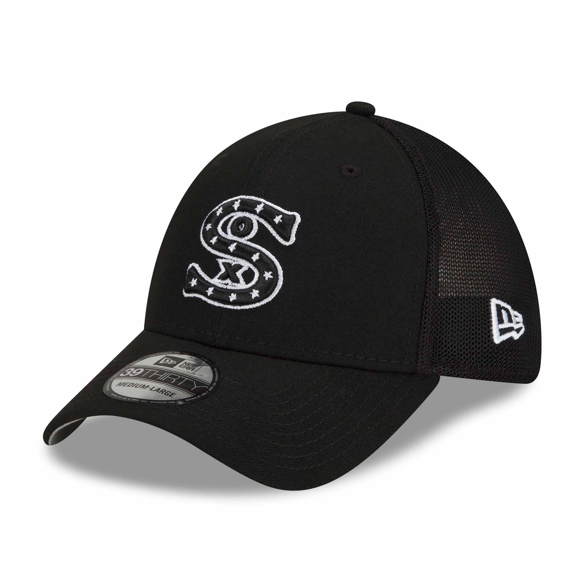Chicago White Sox 2023 Spring Training MLB New Era 39THIRTY Flex Cap Black
