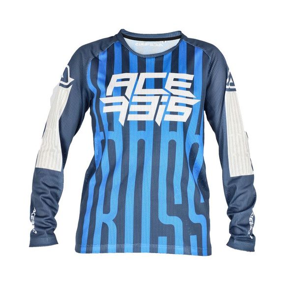 Acerbis MX J-WINDY FIVE KID VENTED cross jersey - White / BlueRef: AE3630