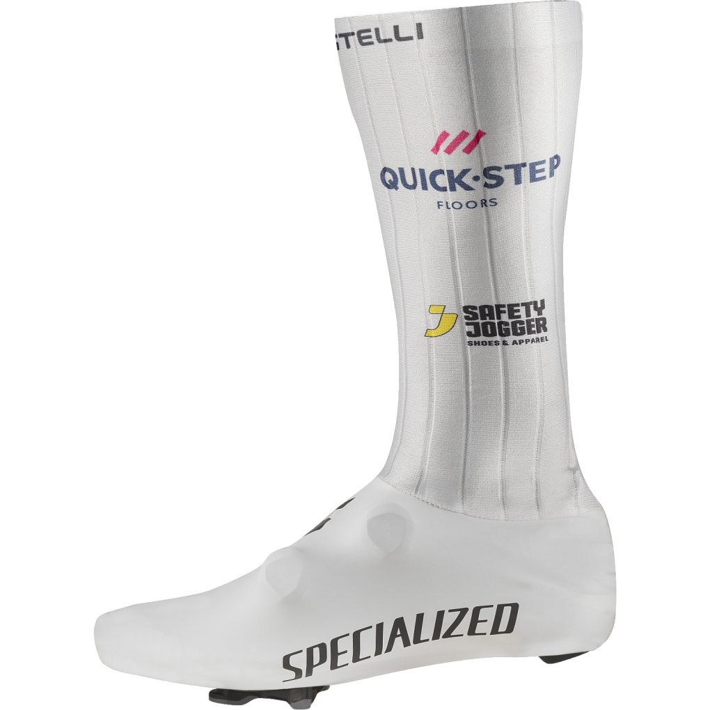 Castelli Fast Feet 4 TT Shoecover Team Soudal Quick-Step - white 001