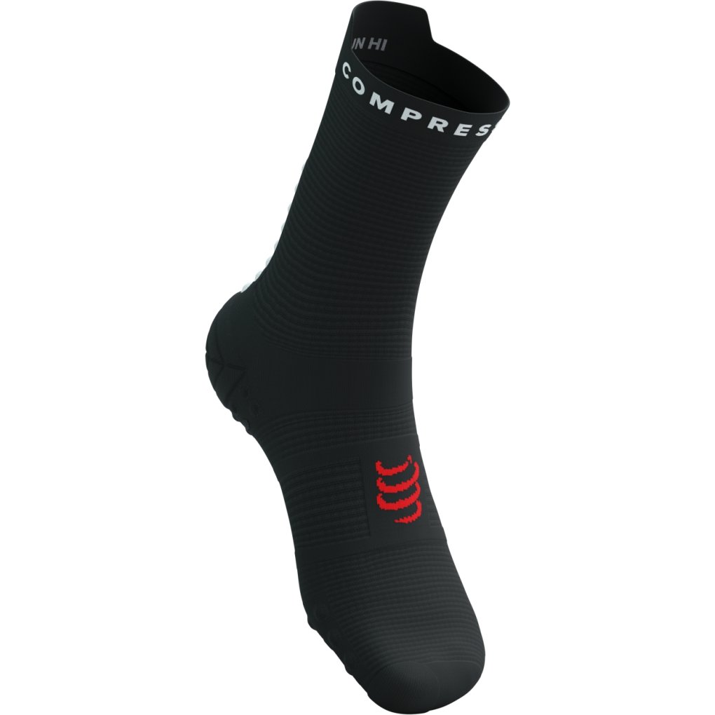 Compressport Pro Racing Compression Socks v4.0 Run High - black/white/core red