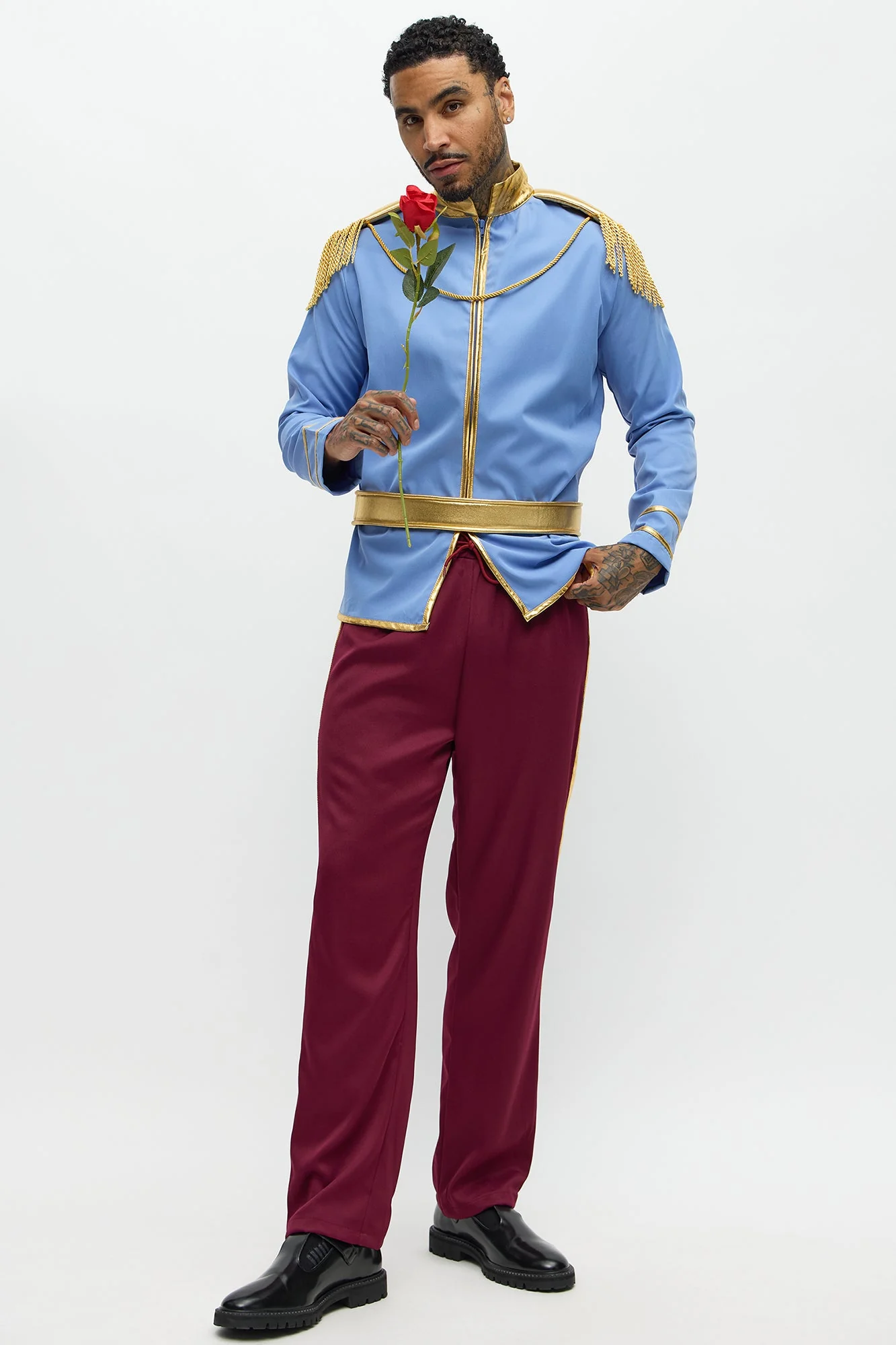 Be Your Prince Charming 3 Piece Costume Set - Blue/combo