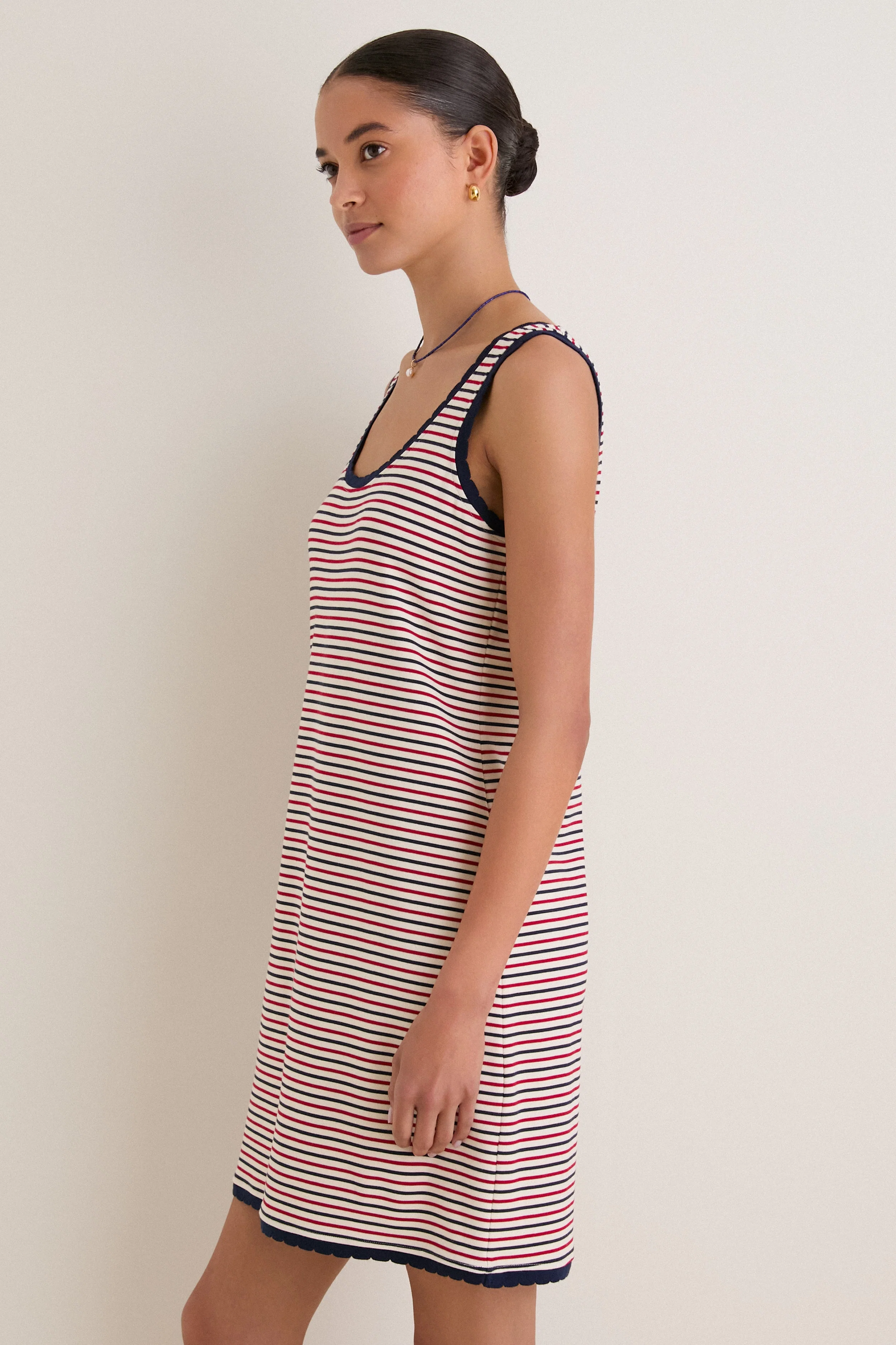 Fairgrounds Stripe Knit Lowe Mini Dress