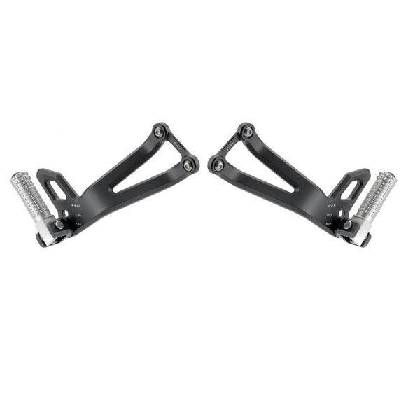 Rizoma adjustable passenger footrest - BlackRef: Rz0556 / Pe680B