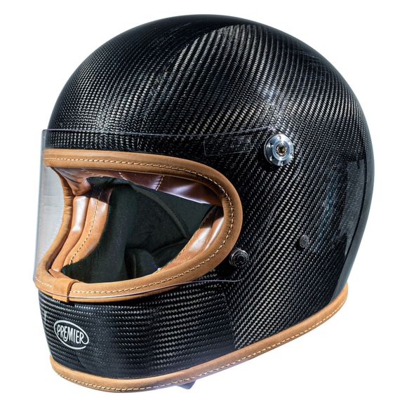 Premier TROPHY PLATINIUM EDITION CARBON Full-Face Helmet - BlackRef: PE0338