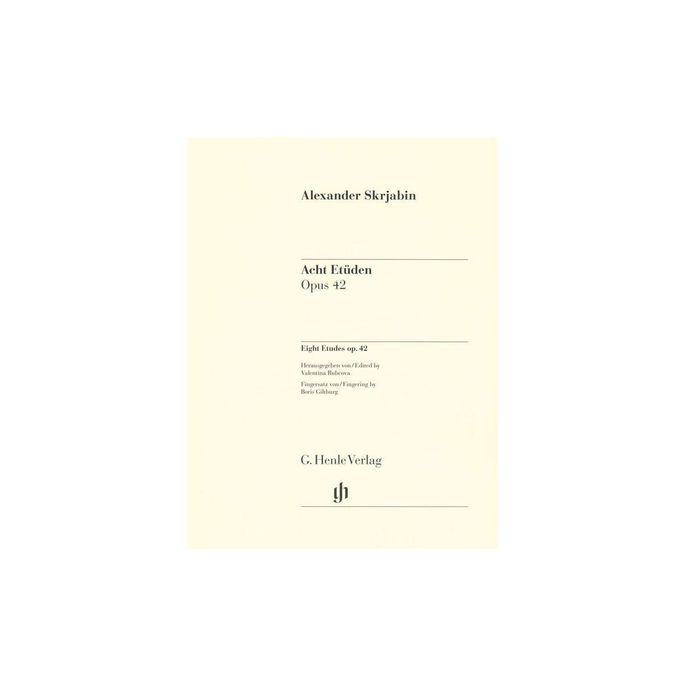 Henle Verlag Skrjabin Acht Etüden op.42 – Thomann Ireland