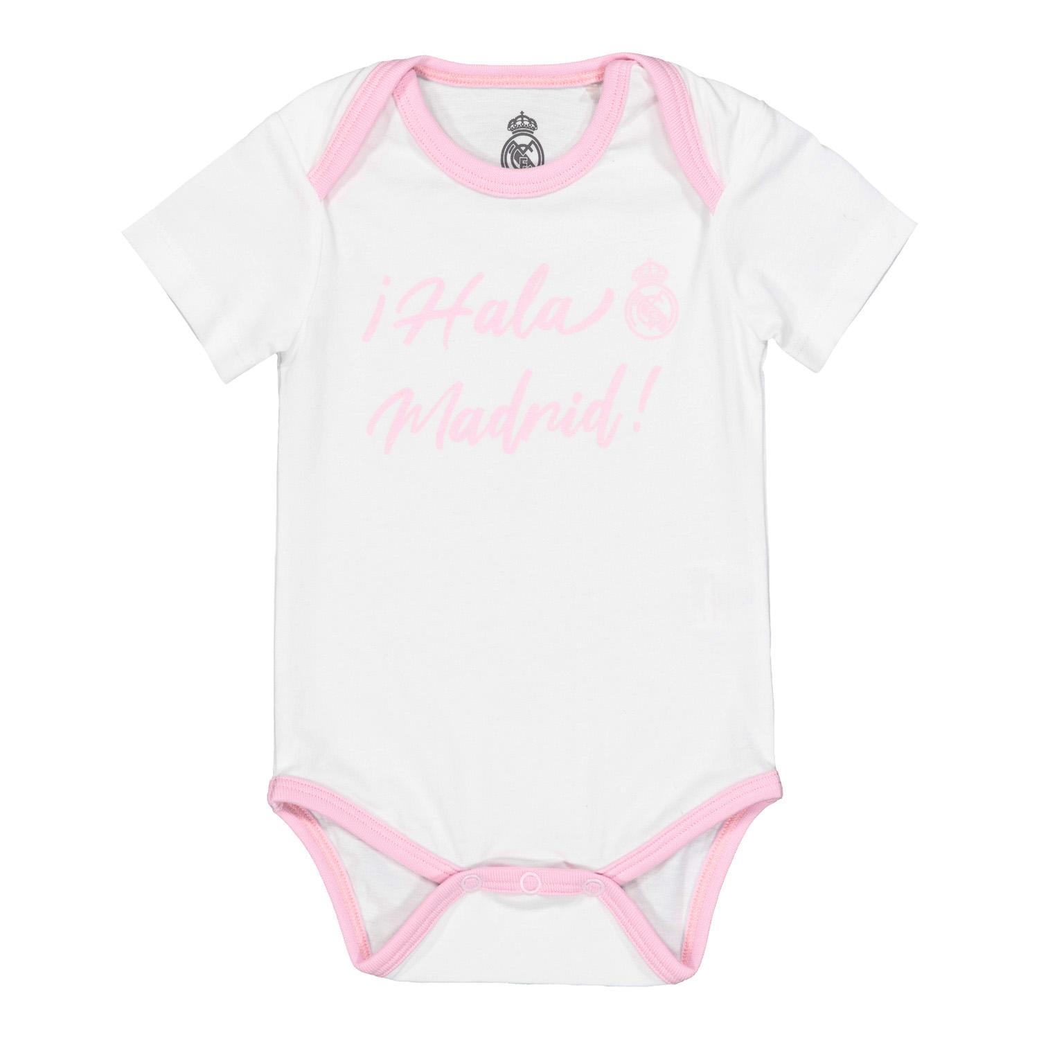 Set 2 Baby Bodies Pink/White Real Madrid