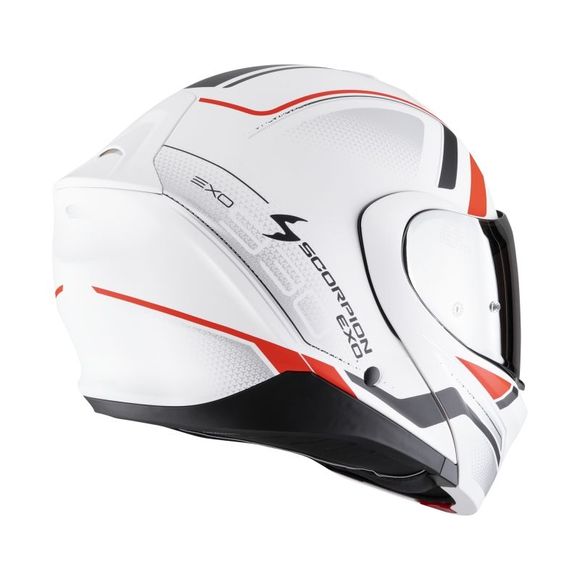 Scorpion Exo EXO-930 EVO - ARDENS Modular Helmet - White / RedRef: SC1158