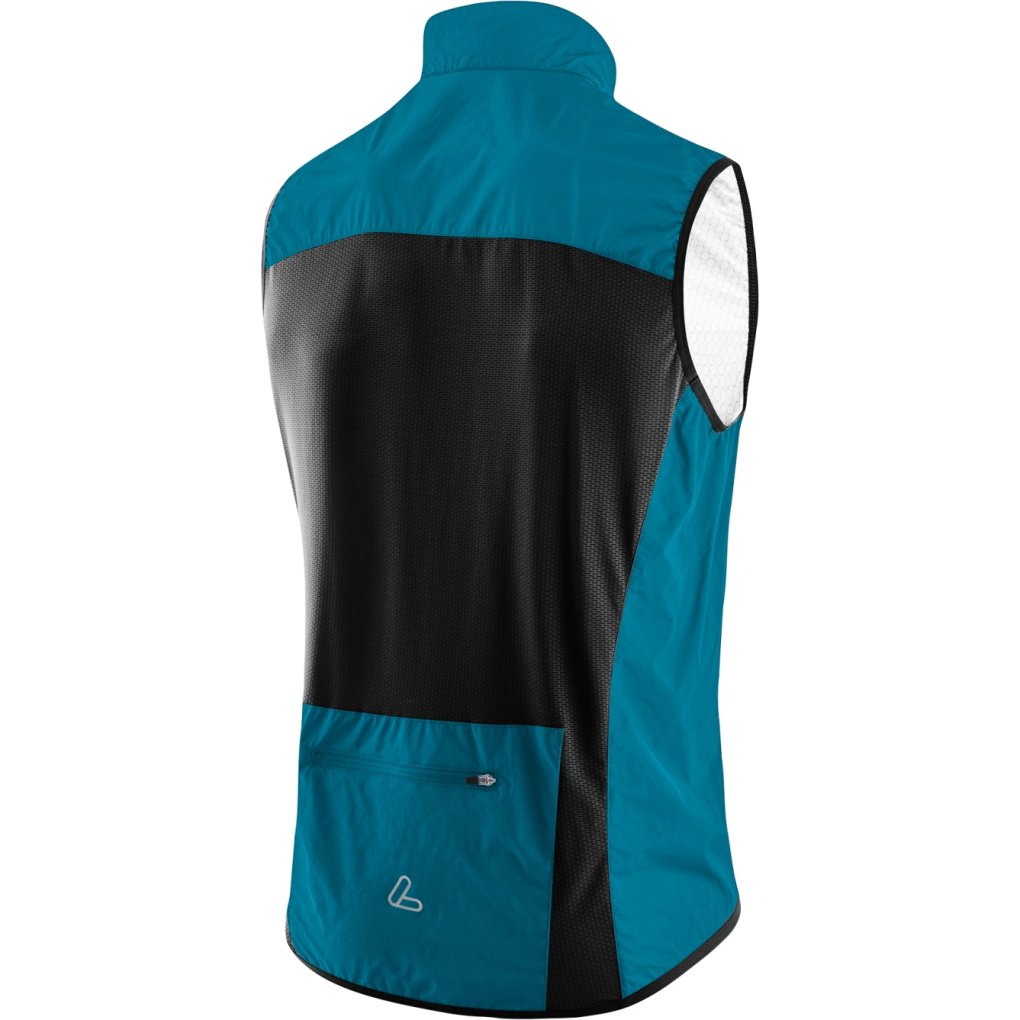 Löffler Comfort WPM Pocket Bike Vest Men - blue coral 373