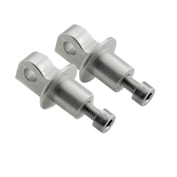 Rizoma Rider Footpeg Adapter for Pro, B-pro, and Street Footpegs - GreyRef: rz0061 / pe692b