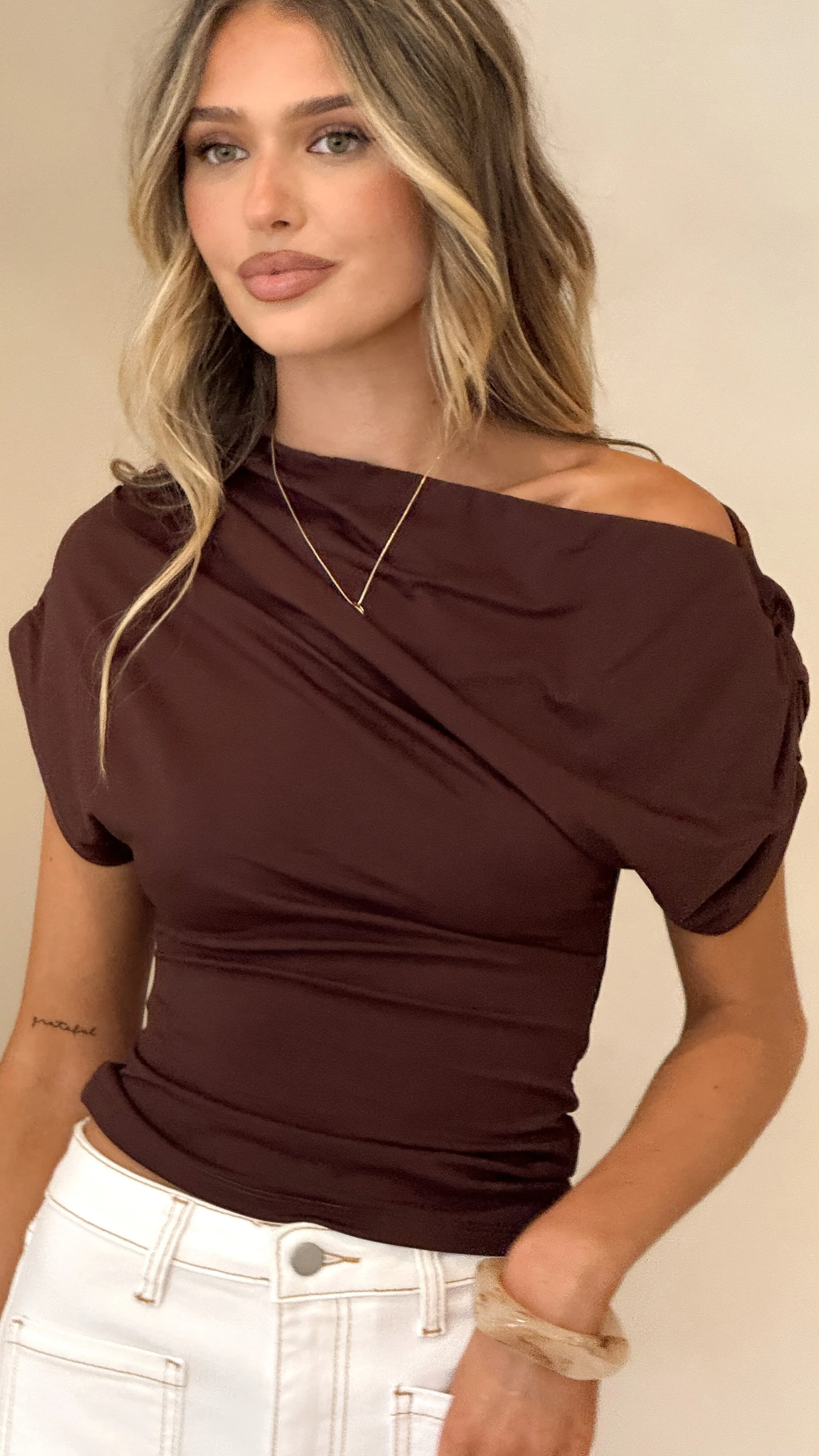 Millie Top - Chocolate