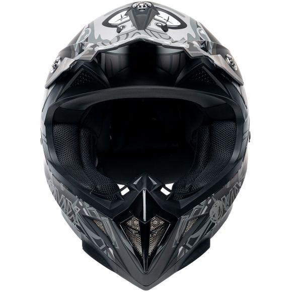 Ovix Dirty Voodoo 2025 cross helmet - Black / GrayRef: OVI0037