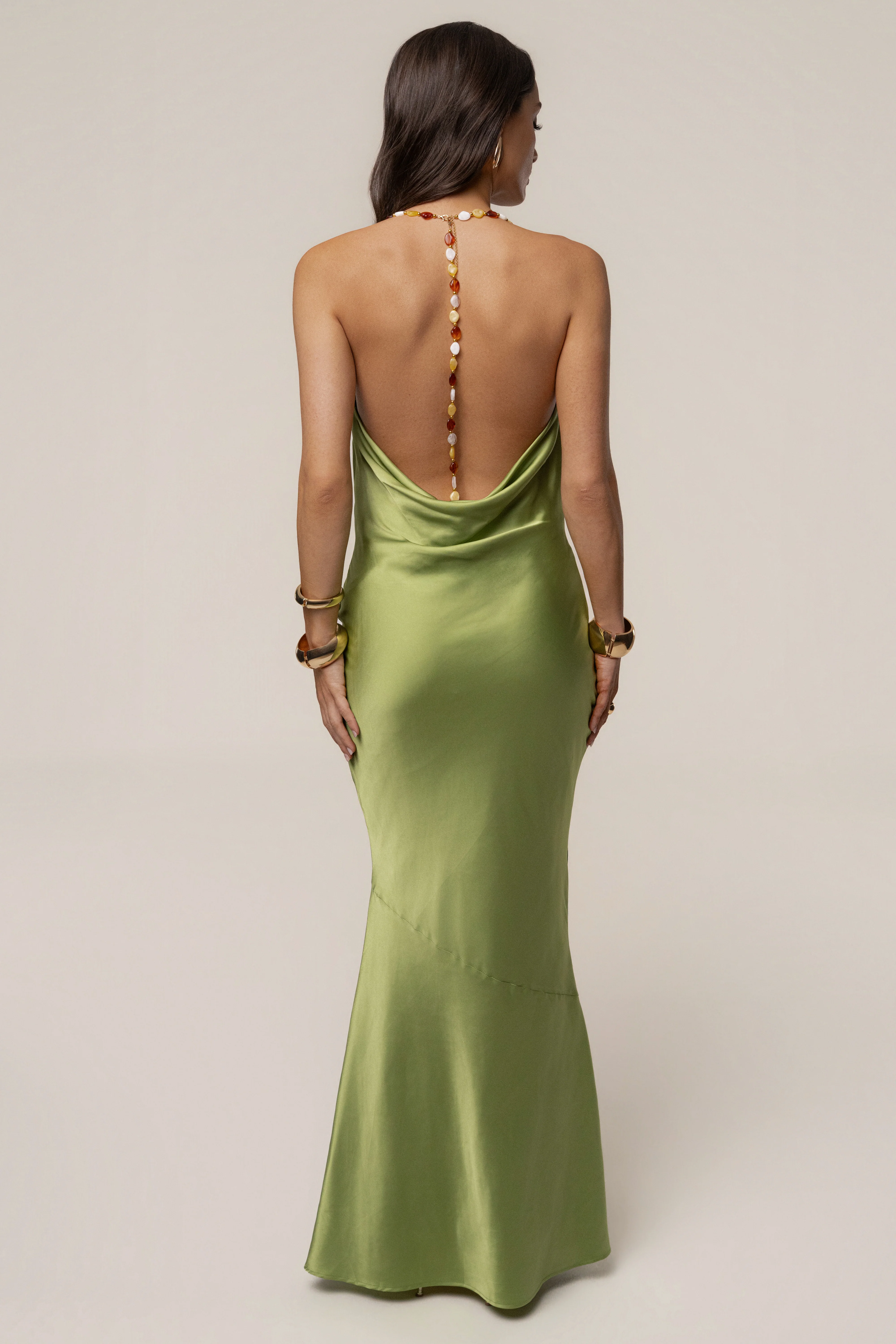 Green Bethani Maxi Dress