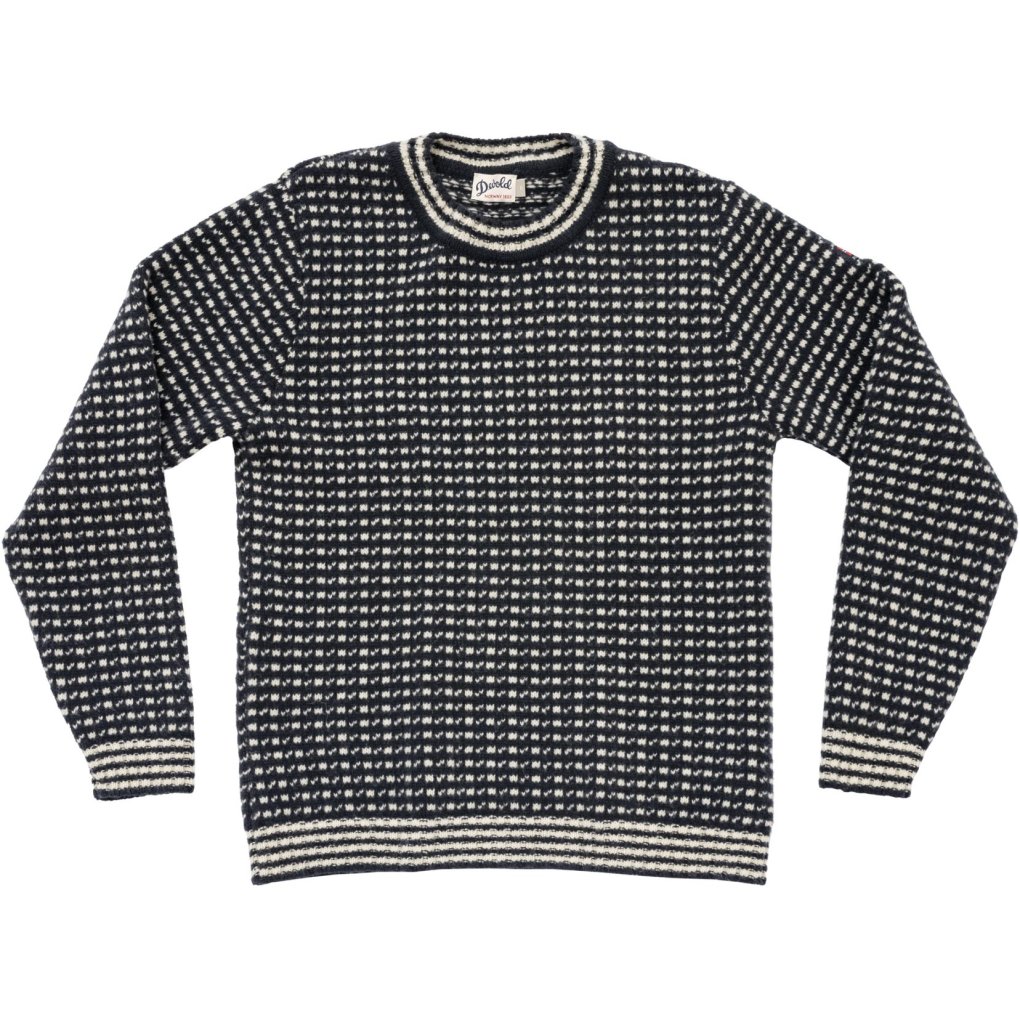 Devold Islender Refined Sweater Unisex - 284C Ink/Offwhite