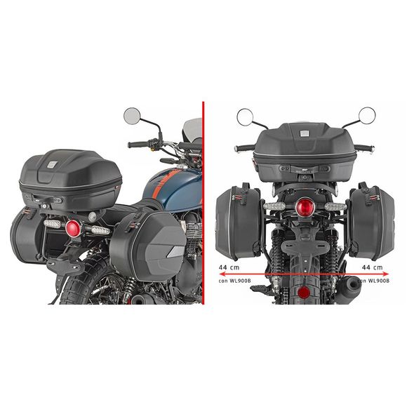 Givi PL ONE FIT MONOKEY Case MountROYAL ENFIELD 650 BEAR 650 - 2025Ref : GI2496 / PLO9063MK