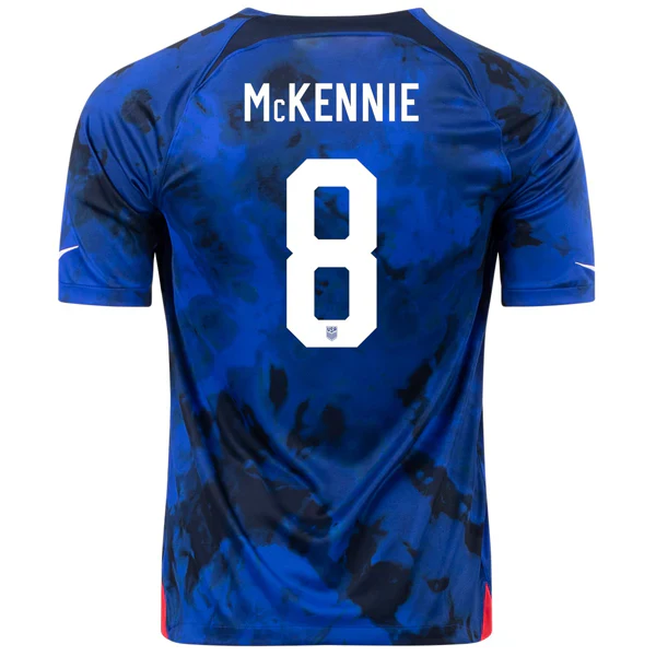 United States Weston Mckennie Away Jersey 22/23 (Bright Blue/White)