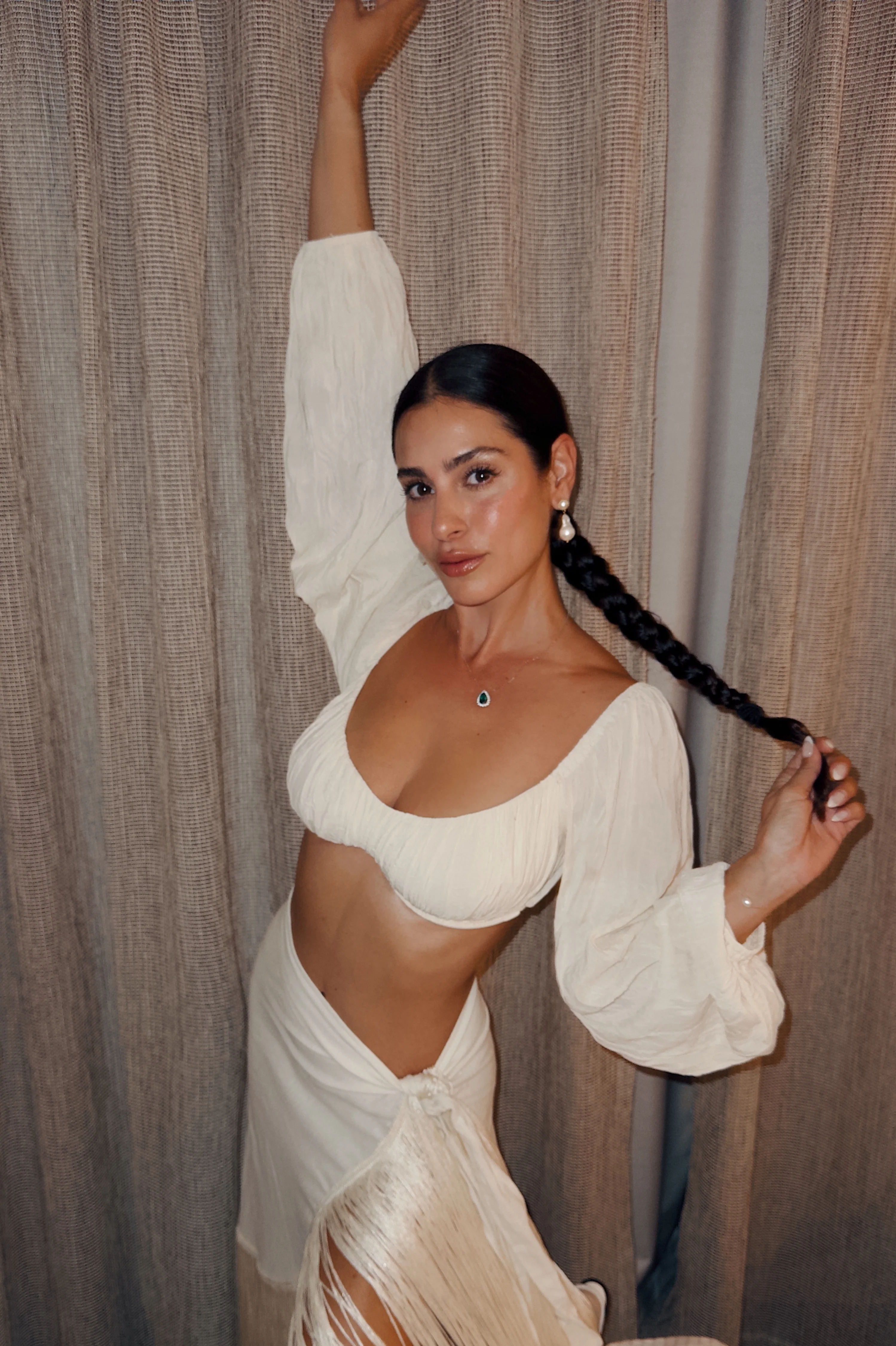 Ivory Carey Long Sleeve Top