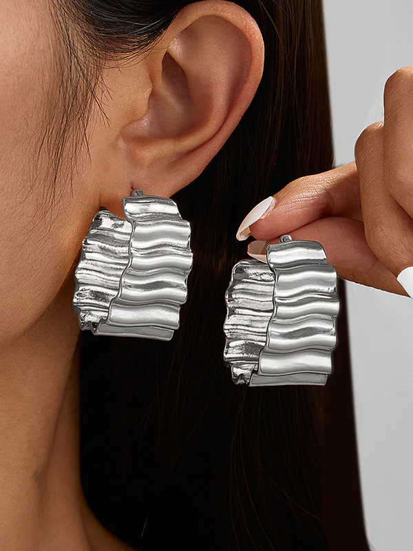 Geometric Drop Earrings