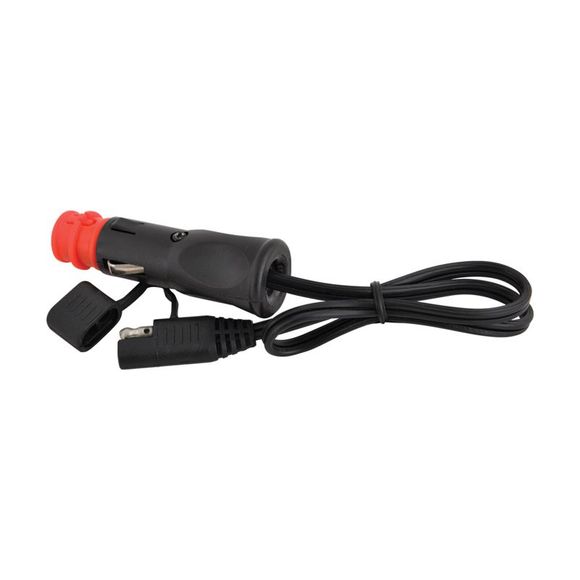 Oxford battery charger 12V cable SAE type (0.5m) for 12v cigarette lighter socket Universal - BlackRef: od0172 / el106