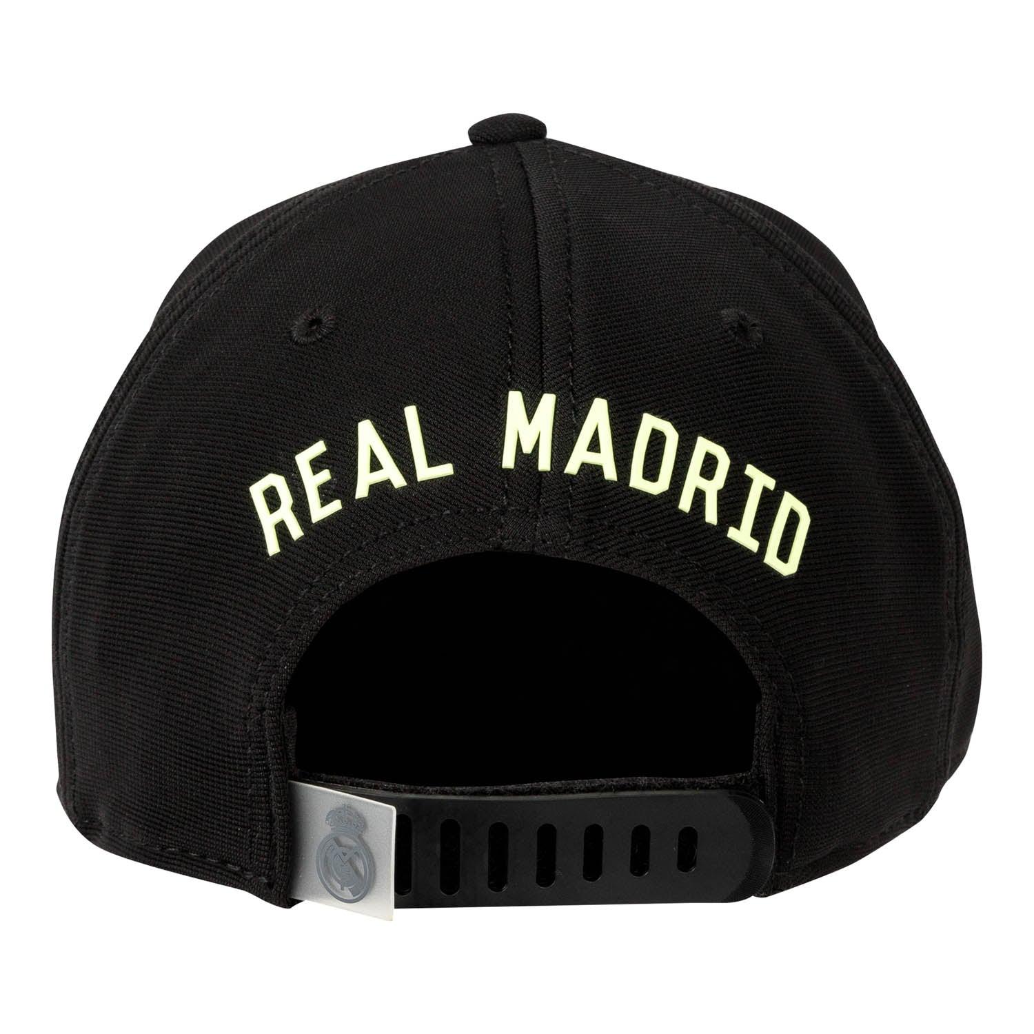 Real Madrid Crest Cap Black/Lime