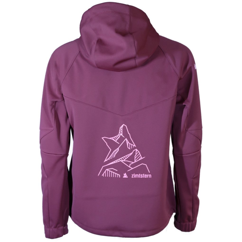 Zimtstern Shelterz Softshell MTB-Jacket Women - Windsor Wine/Blush