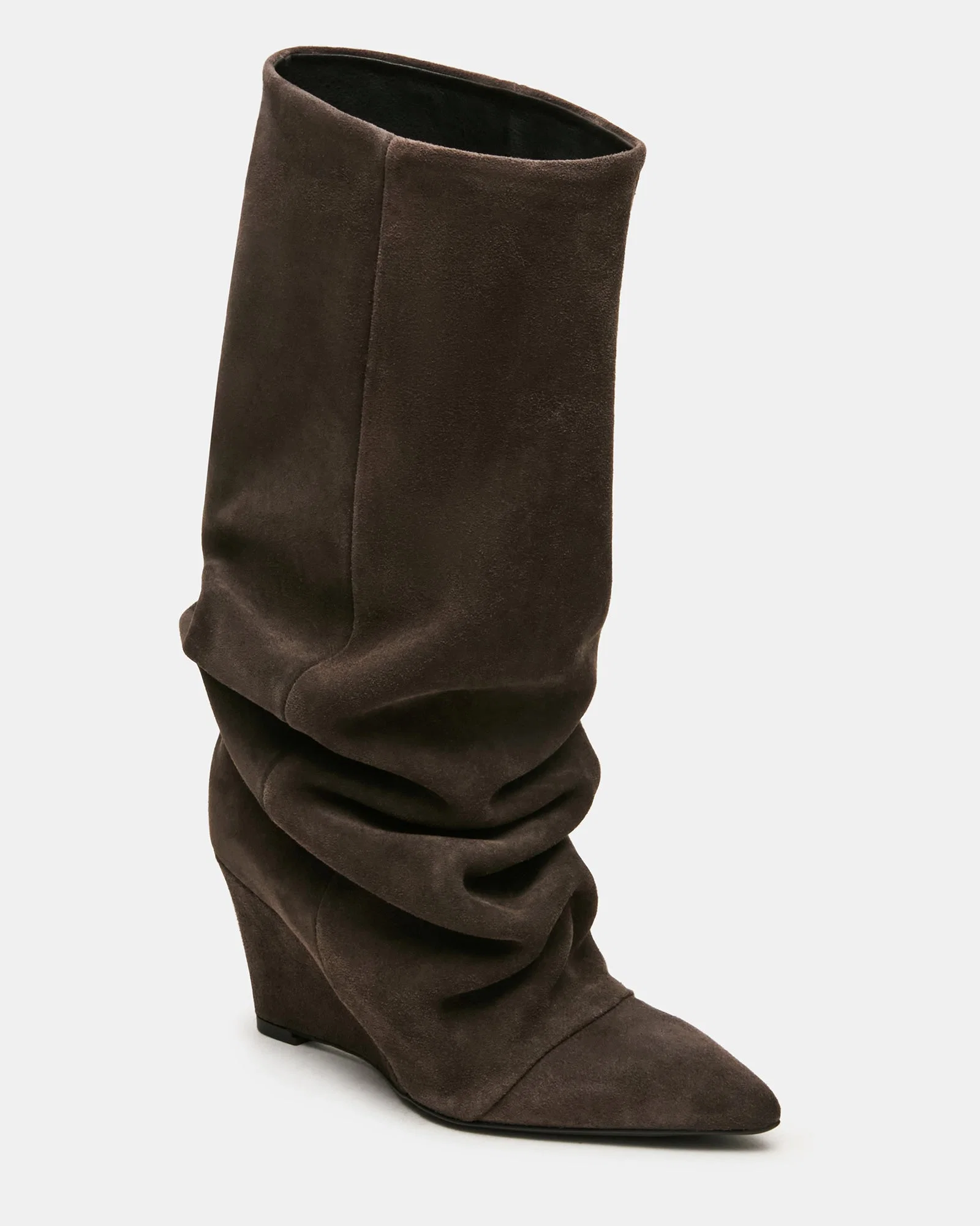 Rhys Dark Taupe Suede