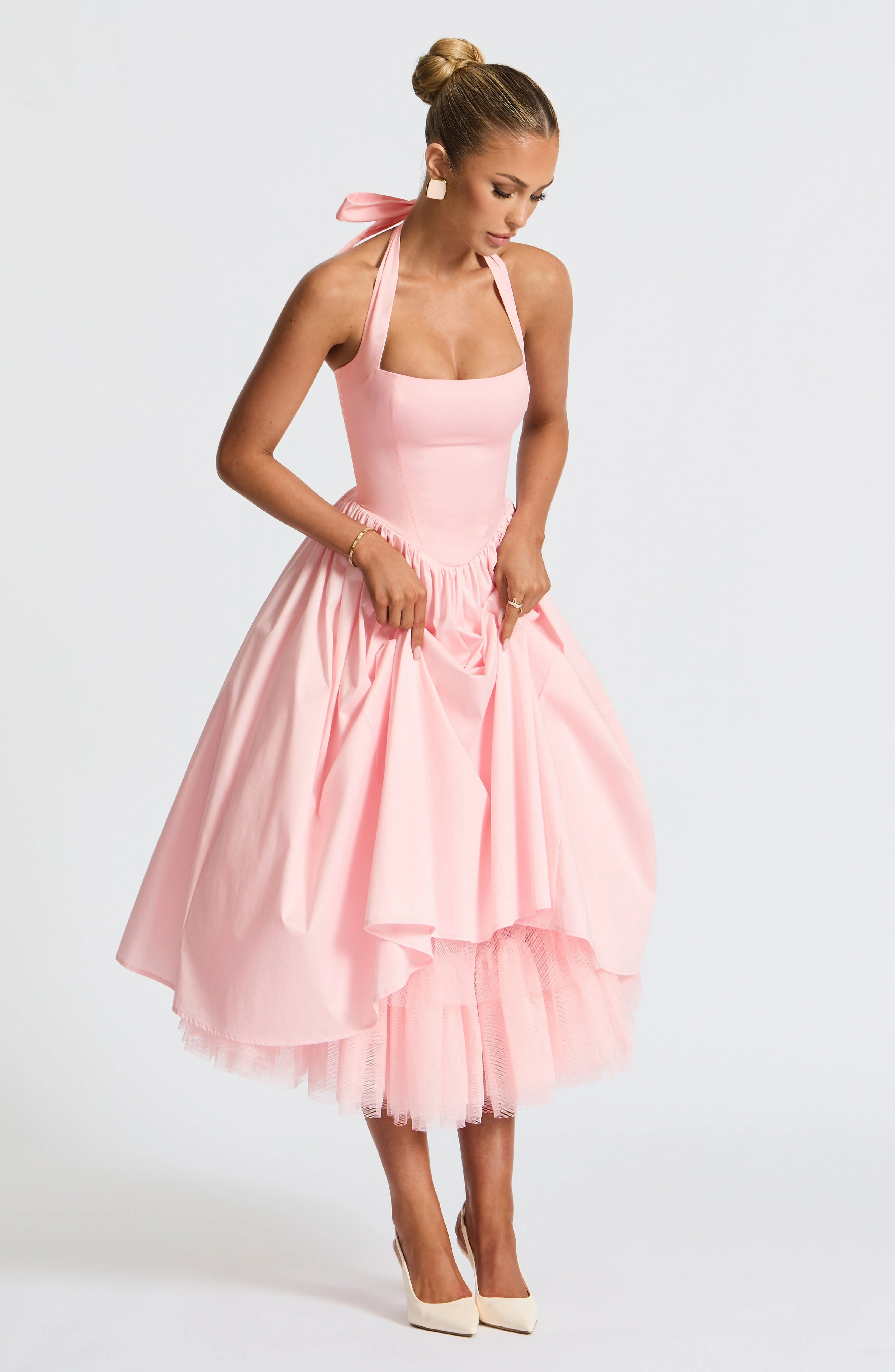 Cressida Midi Dress - Blush