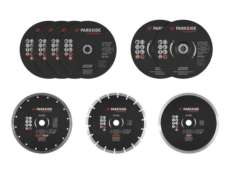 Disques à tronçonner ou disques à ébarber, Ø 230 mm