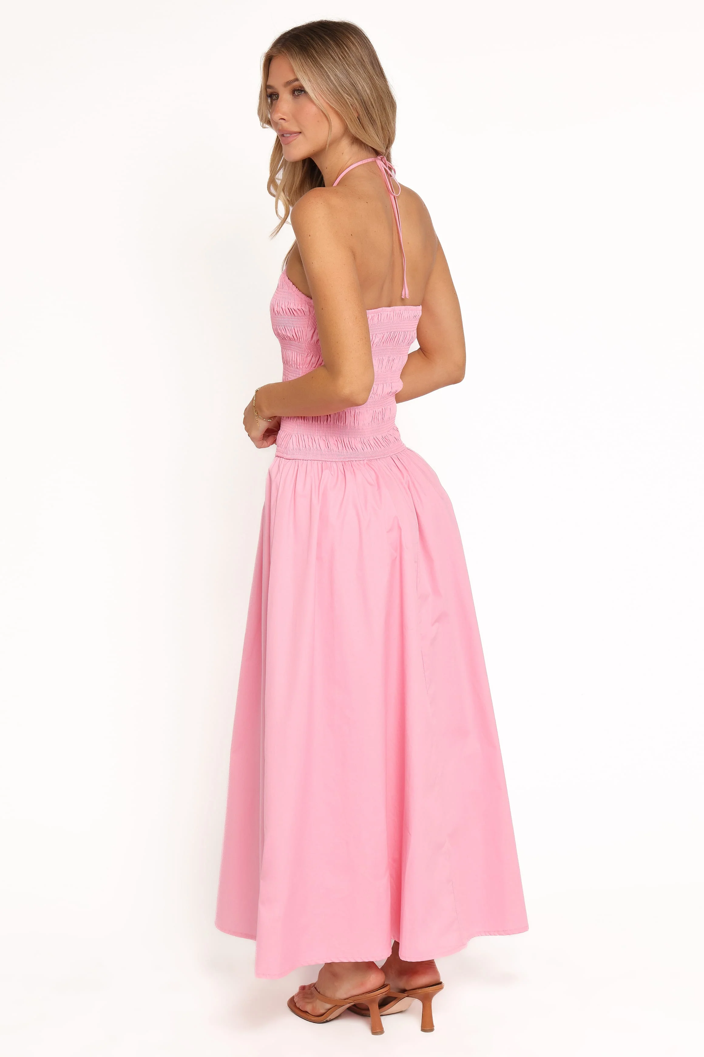 Aradia Halter Maxi Dress - Pink