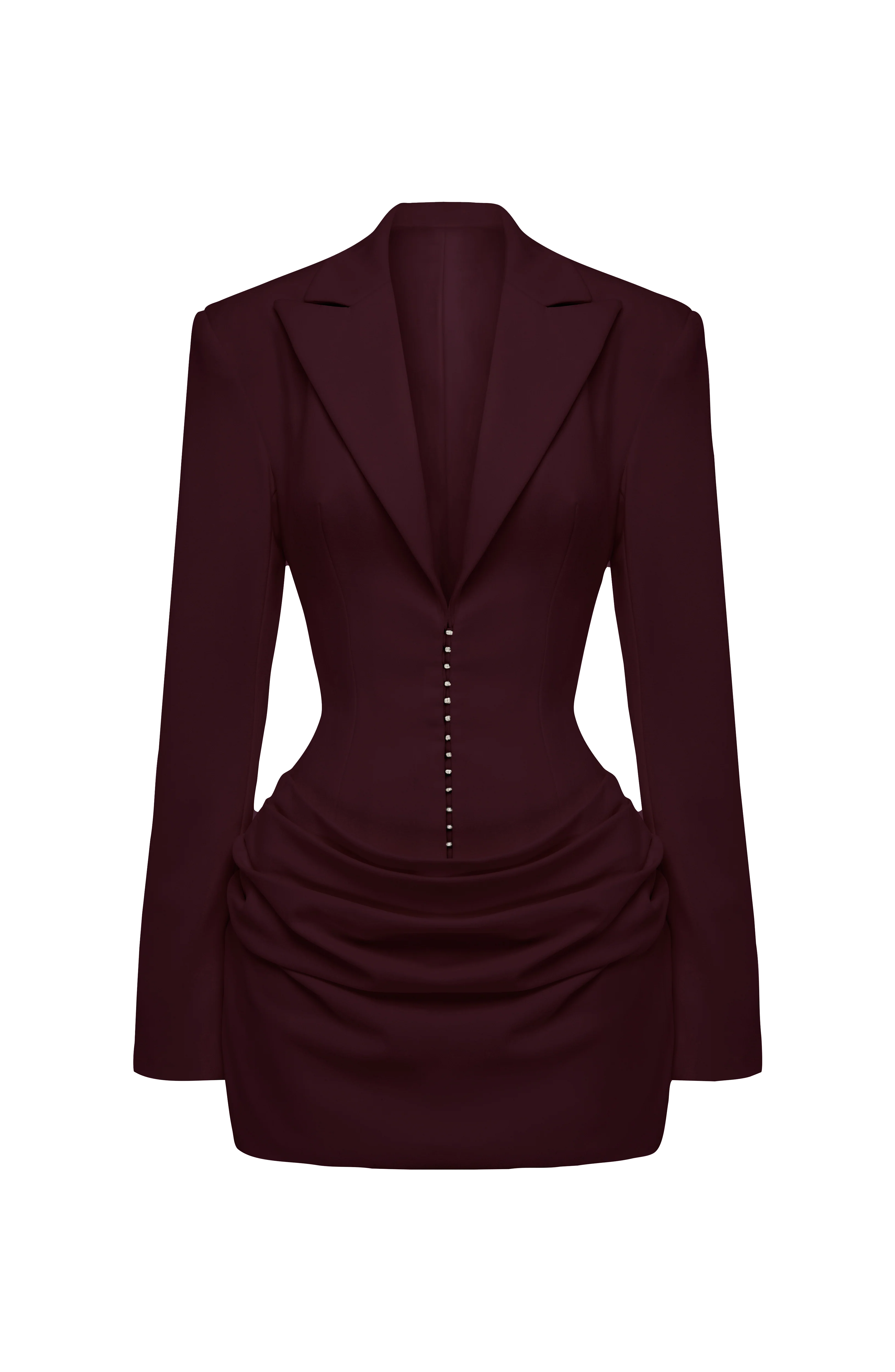 Susie Mini Dress - Plum