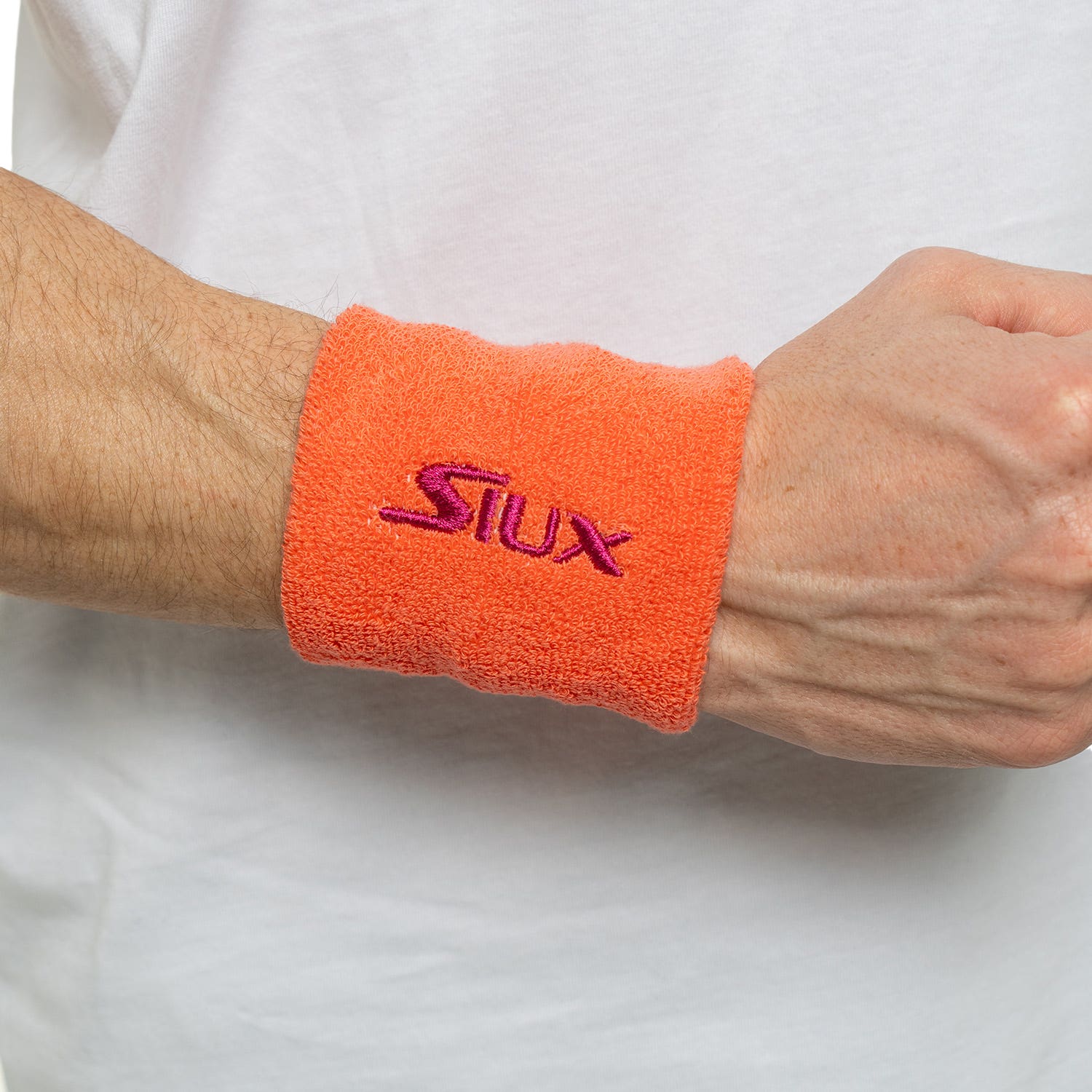 PACK 2 WRISTBANDS SIUX REVEAL ORANGE/FUCHSIA SS25